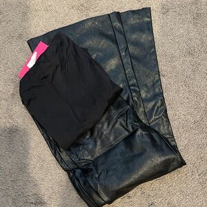 Commando Black Faux Leather Leggings
